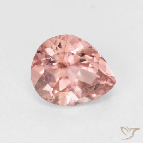 1.46ct Natural Rosado claro Turmalina, En forma de pera, VS