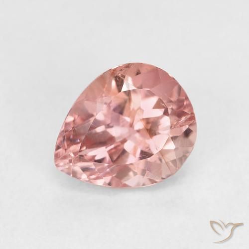 Turmalina Rosado claro natural de 1.46 ct, En forma de pera, VS