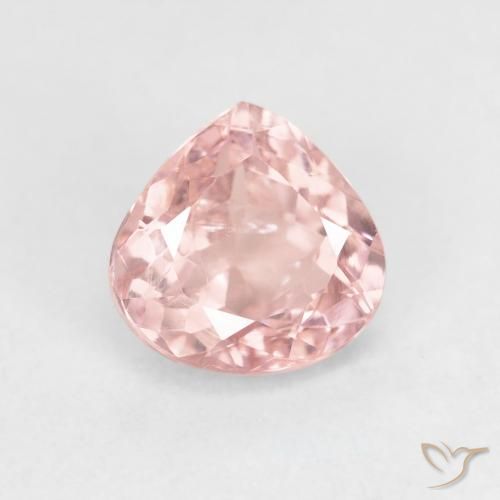 1.43ct Natural Rosado claro turmalina, En forma de pera, VS