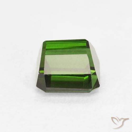 Turmalina Verde bosque natural de 0.90 ct, Corte Octágono / Esmeralda, VVS