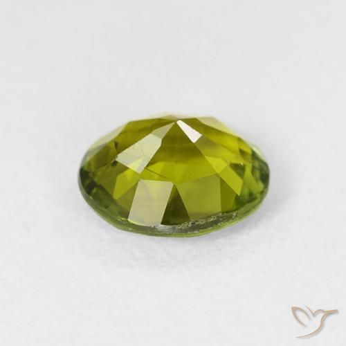 Turmalina Verde vivo natural de 1.44 ct, Ovalada, VS