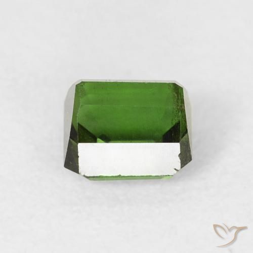 Turmalina Verde natural de 0.65 ct, Corte Octágono / Esmeralda, VS