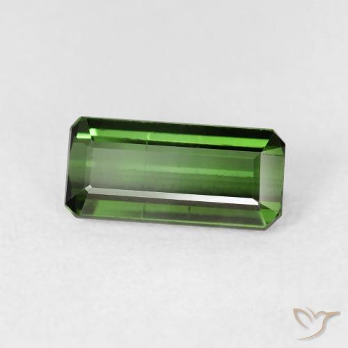 Turmalina Verde terroso natural de 1.58 ct, Corte Octágono / Esmeralda, VS
