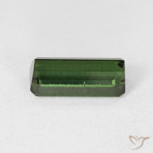 Turmalina Verde terroso natural de 1.58 ct, Corte Octágono / Esmeralda, VS