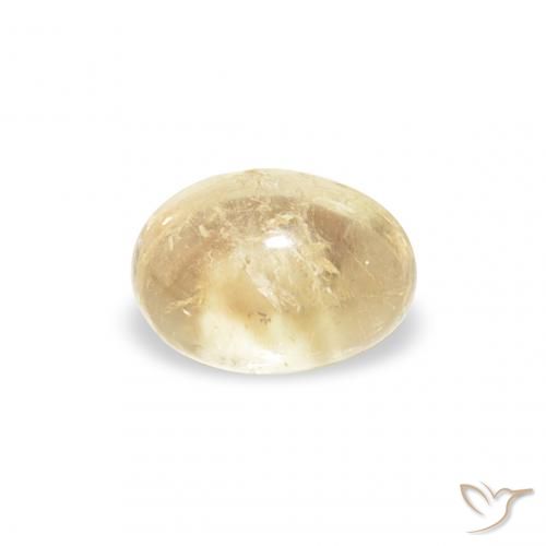 0.72ct Natural Dorado claro turmalina, Ovalada, Transparente