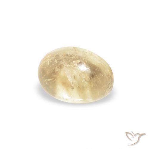 Turmalina Dorado claro natural de 0.72 ct, Ovalada, Transparente