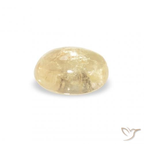 Turmalina Dorado claro natural de 0.72 ct, Ovalada, Transparente