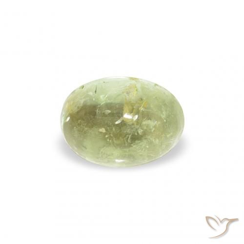 0.74ct Natural Verde claro turmalina, Ovalada, Transparente