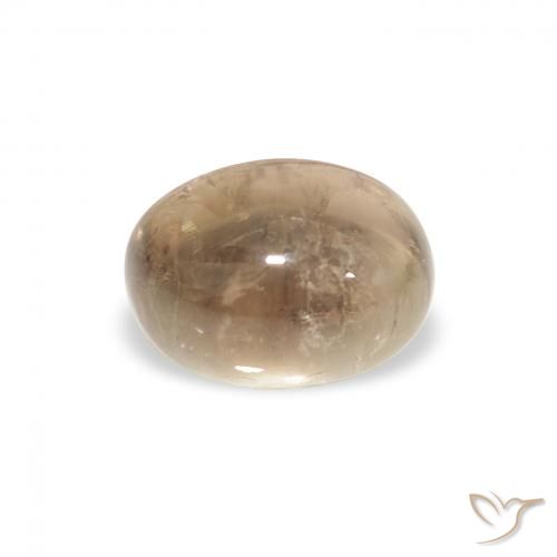 1.64ct Natural Marrón naranja turmalina, Ovalada, Transparente