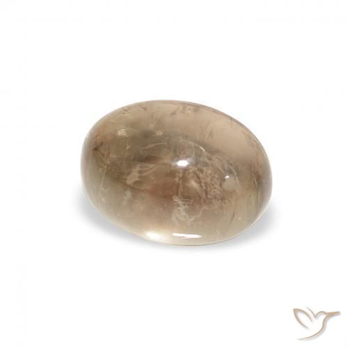Turmalina Marrón naranja natural de 1.64 ct, Ovalada, Transparente