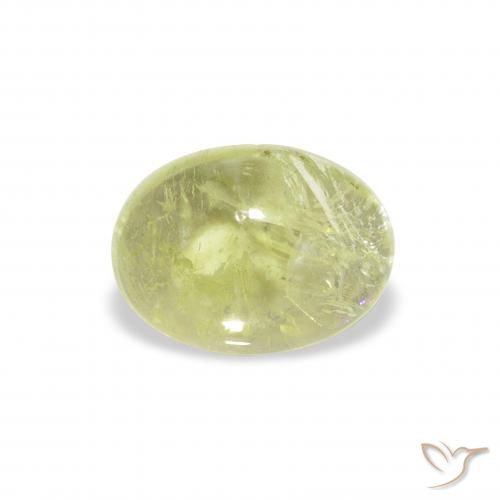 1.45ct Natural Verde lima turmalina, Ovalada, Transparente