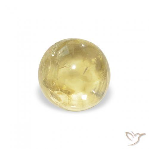 0.71ct Natural Amarillo claro Turmalina, Redondo, Transparente