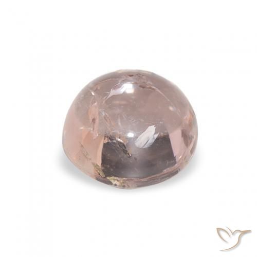 Turmalina Rosado claro natural de 0.93 ct, Redondo, Transparente