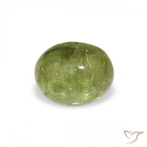 0.79ct Natural Verde medio turmalina, Ovalada, Transparente