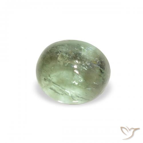 Turmalina Verde bosque claro natural de 0.81 ct, Ovalada, Transparente