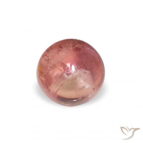 1.31ct Natural Rosado claro Turmalina, Redondo, Transparente