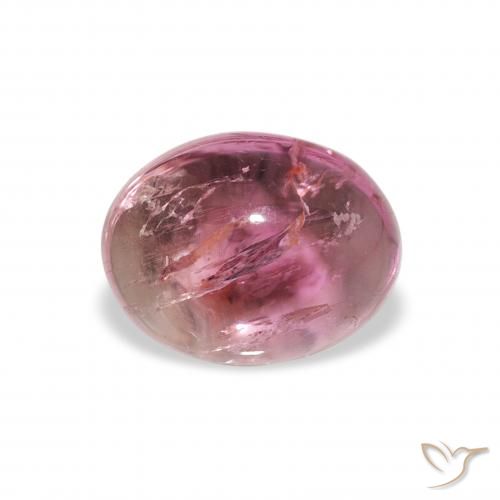 1.21ct Natural Magenta intenso Turmalina, Ovalada, Transparente