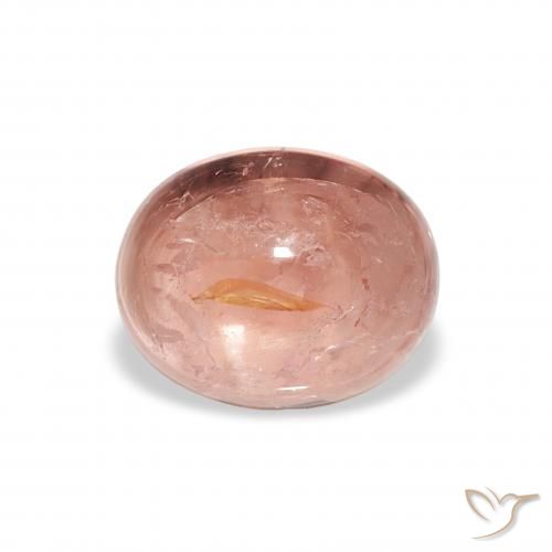 Turmalina Rosado medio natural de 1.47 ct, Ovalada, Transparente
