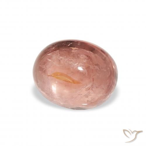 Turmalina Rosado medio natural de 1.47 ct, Ovalada, Transparente