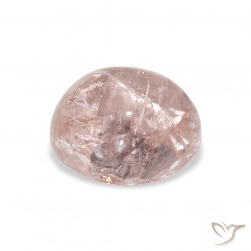 Turmalina Rosado medio natural de 4.25 ct, Ovalada, Transparente