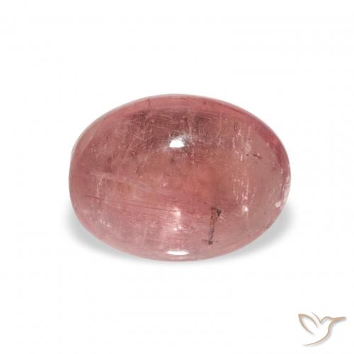 1.34ct Natural Rosado medio Turmalina, Ovalada, Transparente