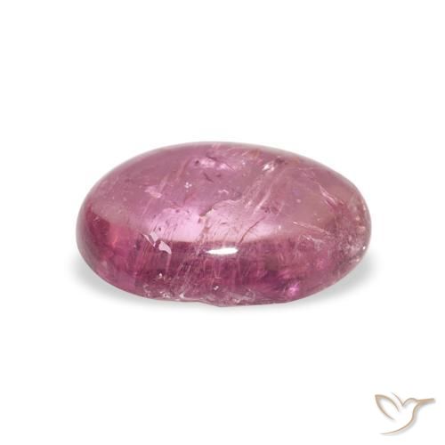 Turmalina Rosado medio natural de 1.05 ct, Ovalada, Transparente