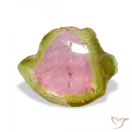 Turmalina Sandía natural de 3.83 ct, Elegante, Transparente