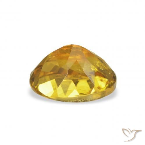 Turmalina Dorado medio natural de 1.44 ct, Ovalada, VS