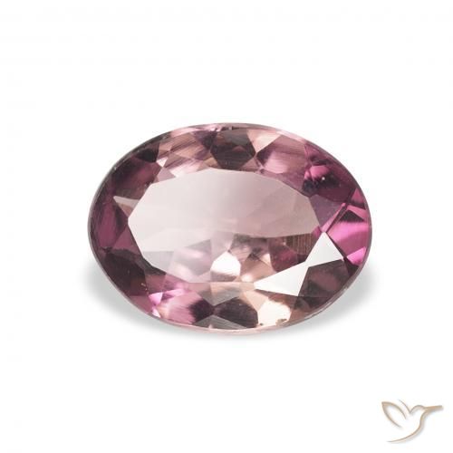 Turmalina Medium Dark-Purple natural de 0.85 ct, Ovalada, VVS