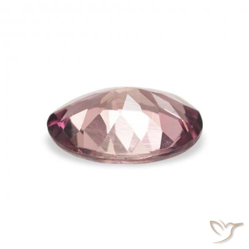 Turmalina Medium Dark-Purple natural de 0.85 ct, Ovalada, VVS