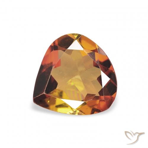 1.00ct Natural Marrón cálido Turmalina, En forma de pera, VVS-VS
