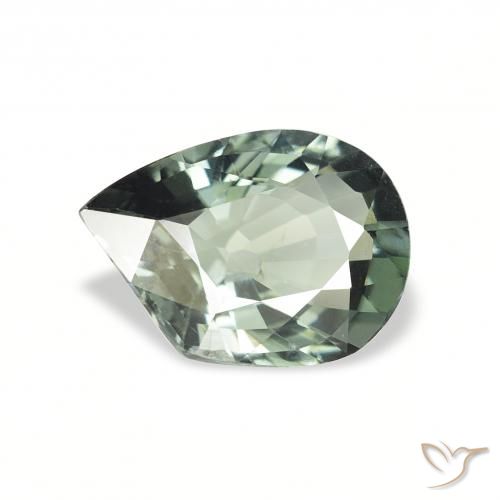 1.03ct Natural Verde terroso Turmalina, Elegante, VS