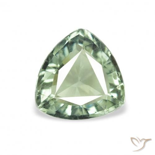 0.98ct Natural Verde musgoso Turmalina, Trillón, VVS