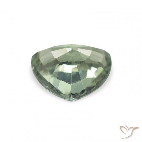 Turmalina Verde musgoso natural de 0.98 ct, Trillón, VVS