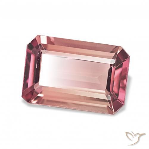 Turmalina Rosado claro natural de 2.49 ct, Corte Octágono / Esmeralda, VVS-VS