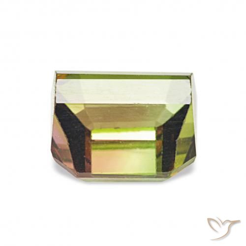 Turmalina Verde bosque natural de 2.17 ct, Corte Octágono / Esmeralda, VVS-VS