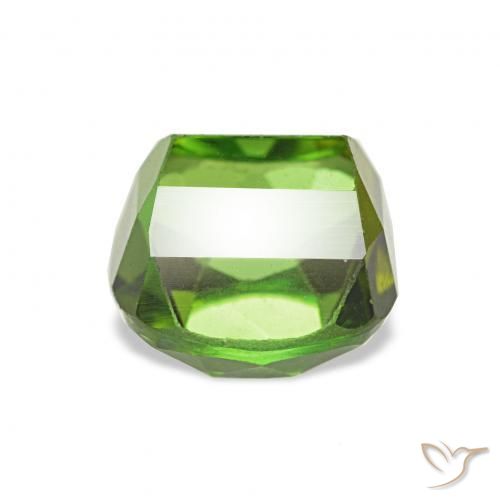 Turmalina Verde vivo natural de 1.98 ct, Forma Cojín, VVS-VS