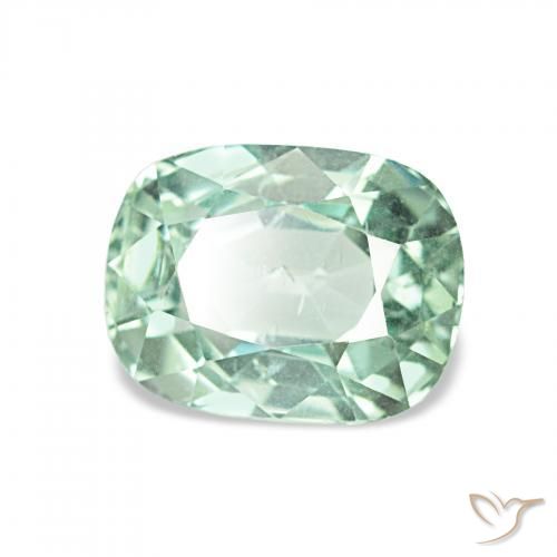 Turmalina Verde menta natural de 1.95 ct, Forma Cojín, VS