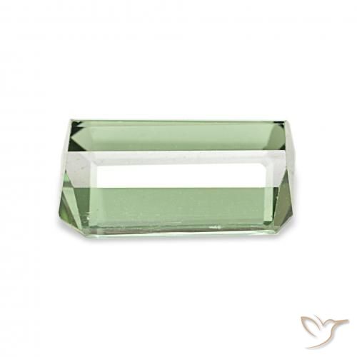 Turmalina Verde pera claro natural de 2.04 ct, Corte Octágono / Esmeralda, VS