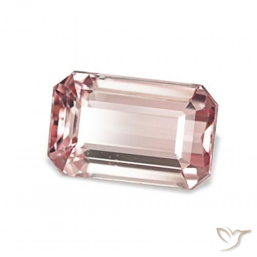 Turmalina Rosado claro natural de 2.41 ct, Corte Octágono / Esmeralda, VVS-VS