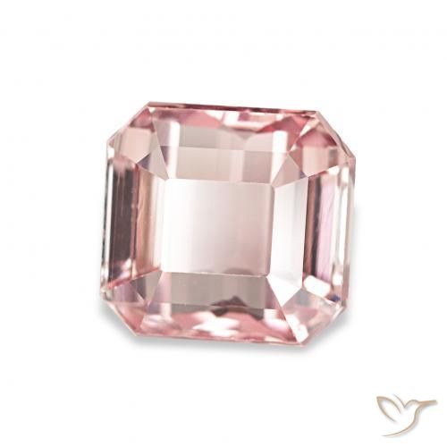 Turmalina Rosado claro natural de 1.81 ct, Corte Octágono / Esmeralda, VVS