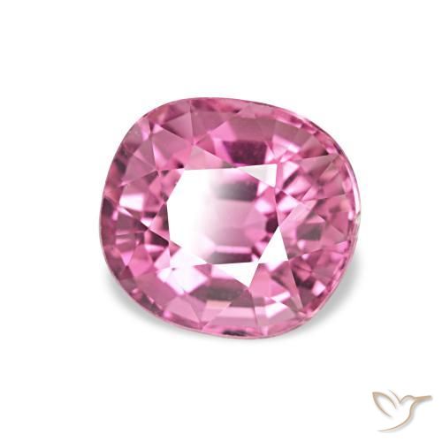 Turmalina Púrpura medio natural de 1.01 ct, Forma Cojín, VVS