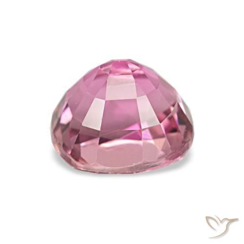 Turmalina Púrpura medio natural de 1.01 ct, Forma Cojín, VVS