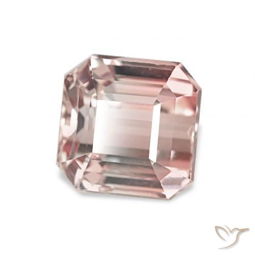 Turmalina Rosado terroso natural de 2.29 ct, Corte Octágono / Esmeralda, VVS