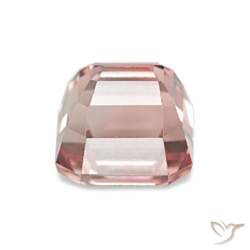 Turmalina Rosado terroso natural de 2.29 ct, Corte Octágono / Esmeralda, VVS