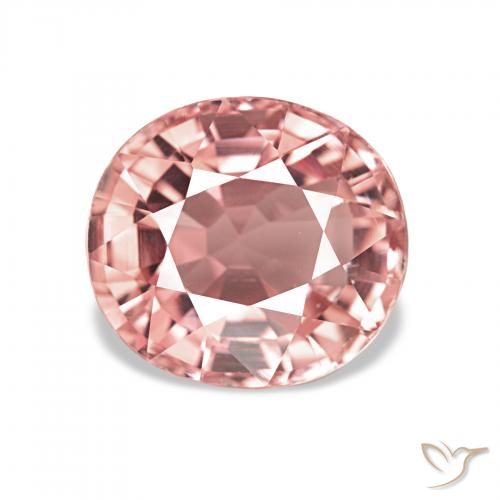 1.84ct Rojo mariquita Turmalina, Ovalada, VS