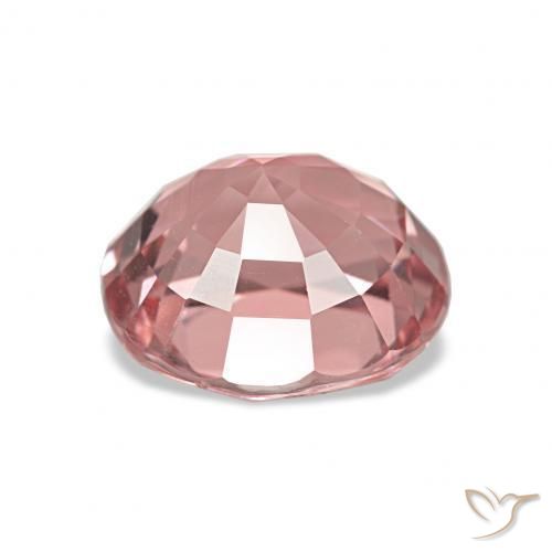 Turmalina Rojo mariquita natural de 1.84 ct, Ovalada, VS