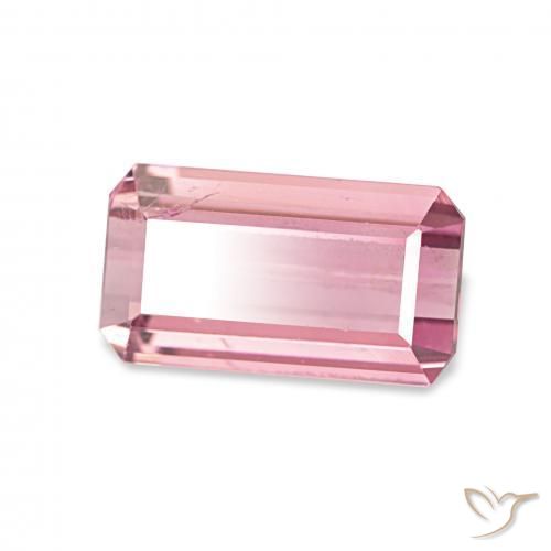 Turmalina Rosado claro natural de 1.42 ct, Corte Octágono / Esmeralda, VS