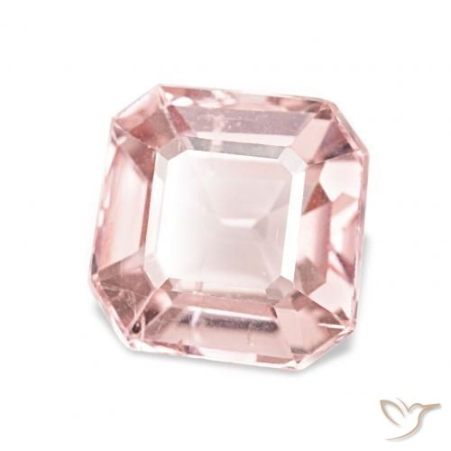 Turmalina Rosado bubblegum claro natural de 2.04 ct, Corte Octágono / Esmeralda, VS
