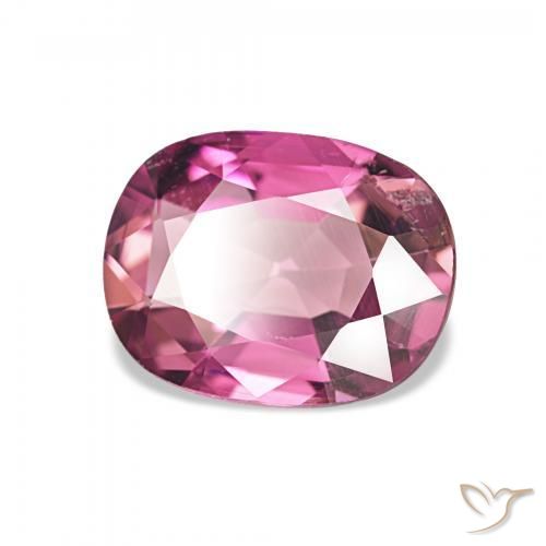 Turmalina Rojo frambuesa natural de 2.04 ct, Forma Cojín, VVS-VS